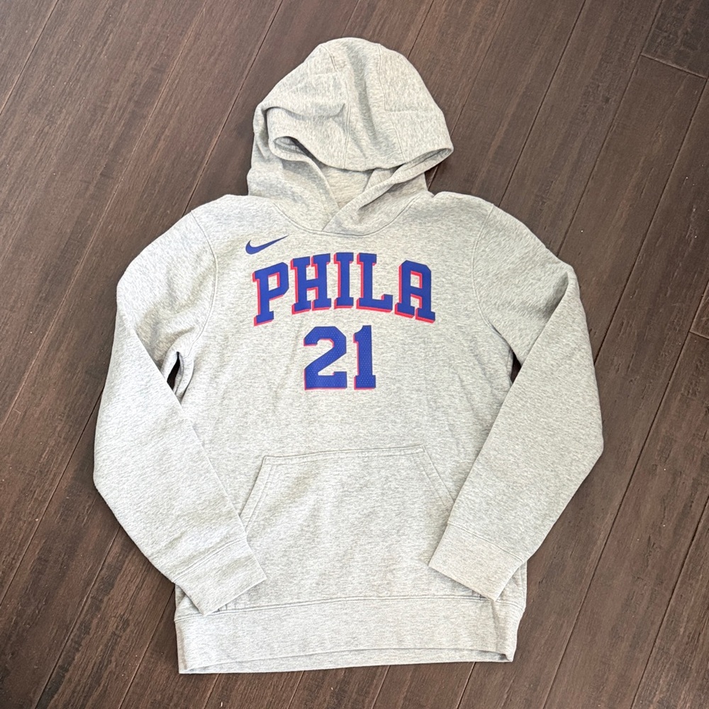 Nike 76ers Joel Embiid Kids Hoodie